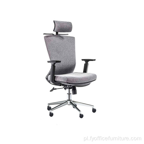 Sprzedaż hurtowa ciemnoszare krzesło ergonomiczne Hfabric obrotowe Executive
